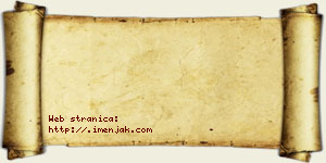 Alimpije Janičijević vizit kartica